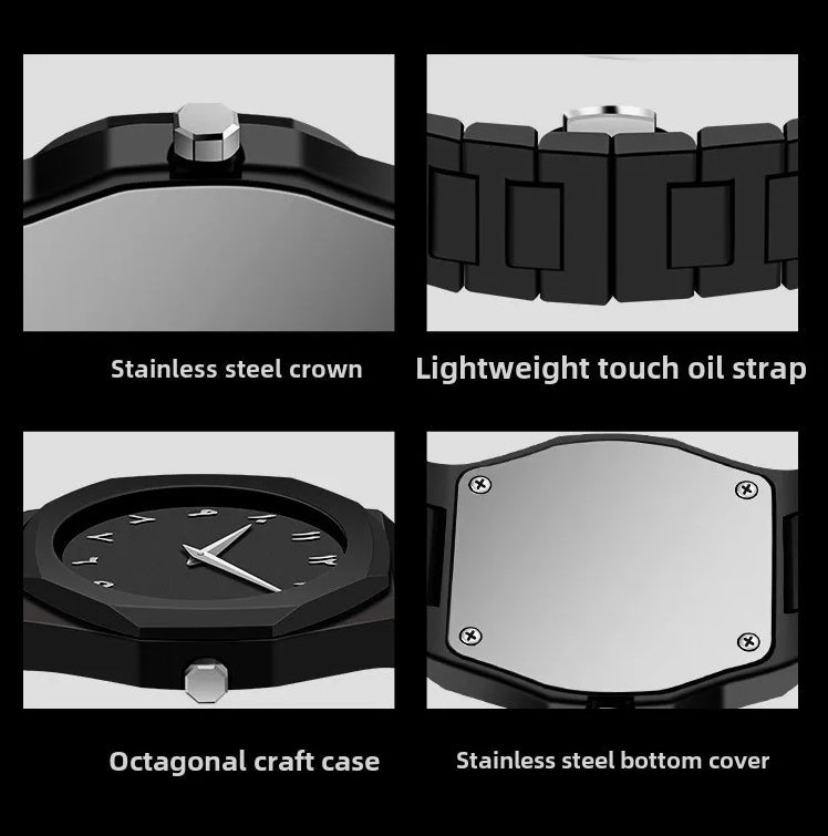 Alloy Chrono Arabic Style Watch